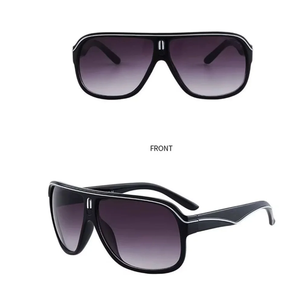 Men Sunglasses Hip Hop Beach Holiday Street Style UV400 Enhance Sharp Appearance
